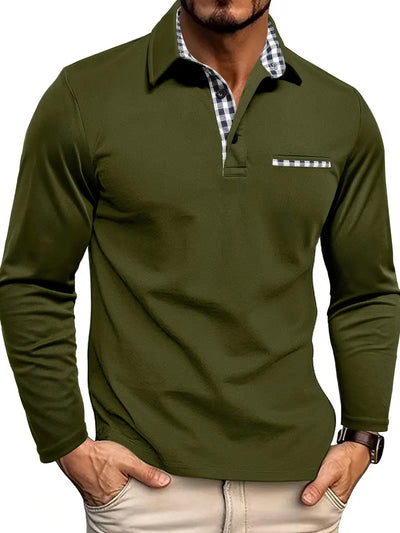 Zarien™ | Polo Shirt with Long Sleeves