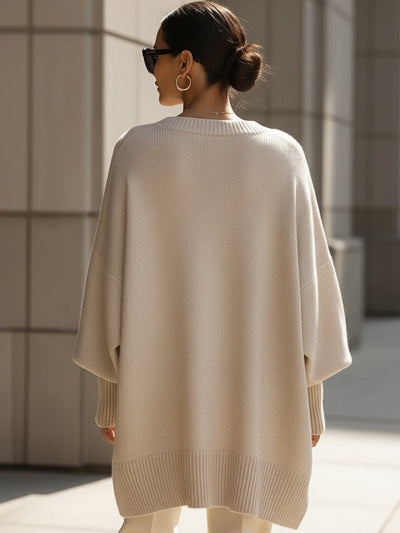 Alina™ | Elegant Sweater with Asymmetrical Hem