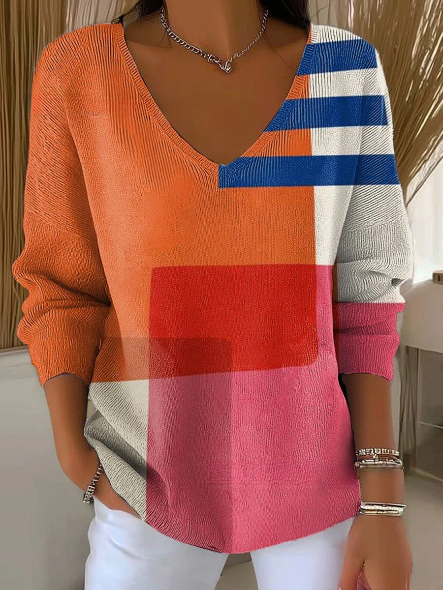 ANAIS | Knit Sweater with V-Neck