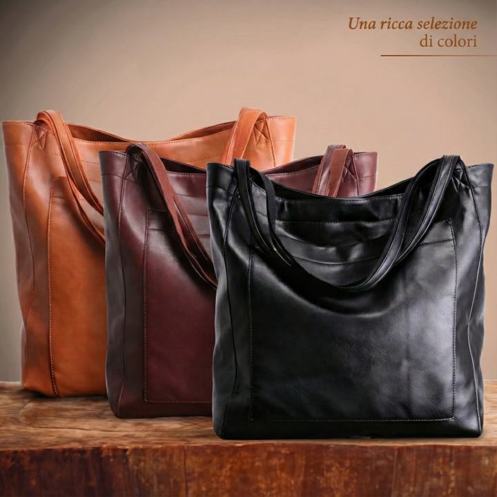 Lorena™ | Modern & Elegant Leather Bag