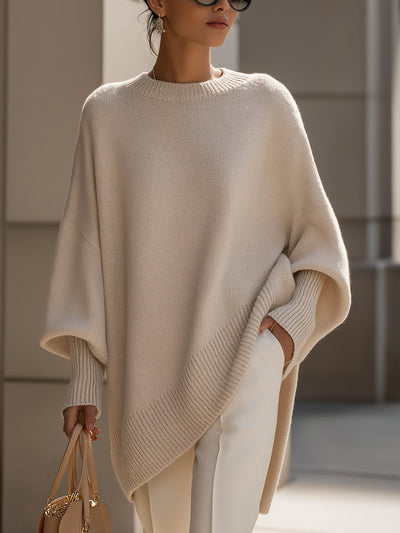 Alina™ | Elegant Sweater with Asymmetrical Hem