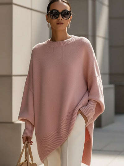 Alina™ | Elegant Sweater with Asymmetrical Hem