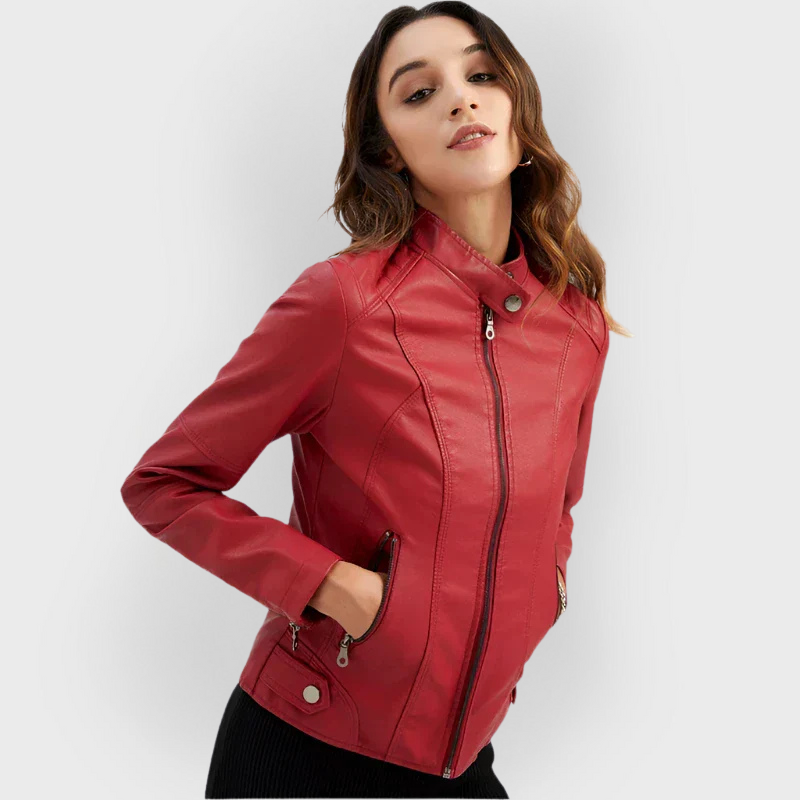 Bellini | Minimalist Smooth Leather Jacket