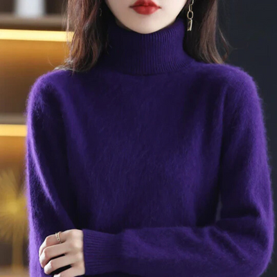 Kylie™ | High Neck Cashmere Sweater