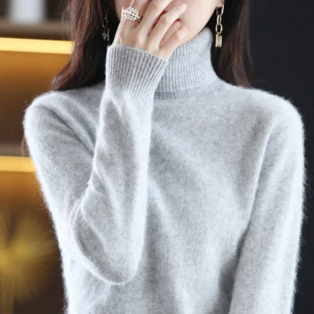 Kylie™ | High Neck Cashmere Sweater