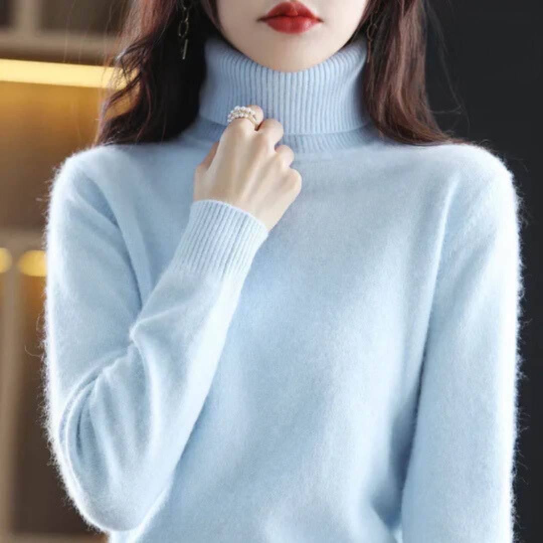 Kylie™ | High Neck Cashmere Sweater