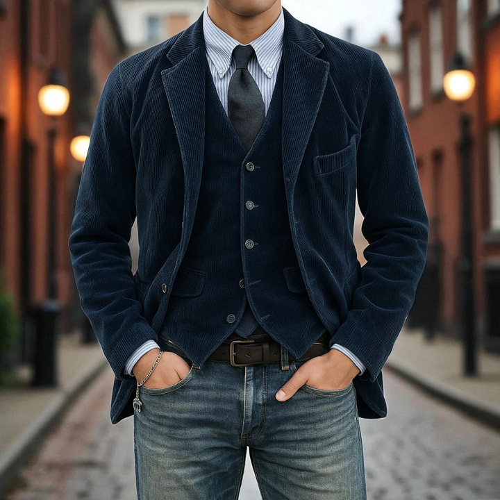 WAYNE™ | Premium Layered Blazer with Tailored Elegance