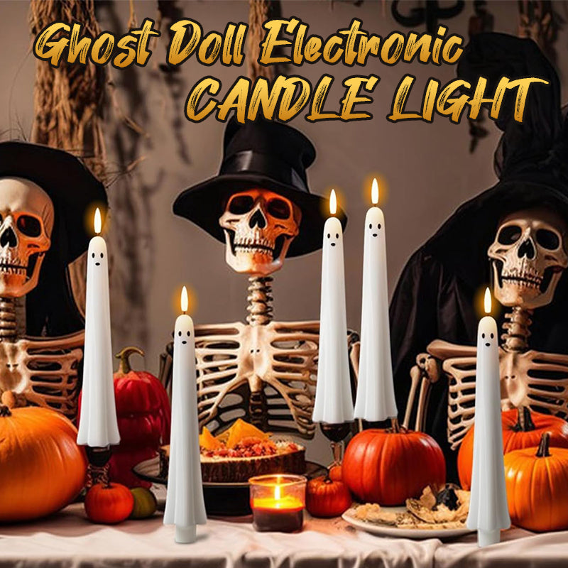 Ghosty™ | Remote-Controlled Ghost Candle with 3D Flaming Wick