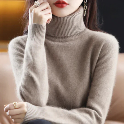 Kylie™ | High Neck Cashmere Sweater