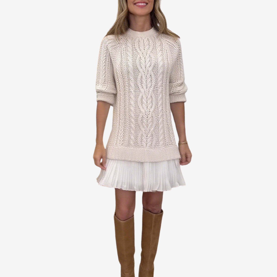 Gaëlle™ | Knitted Sweater Dress