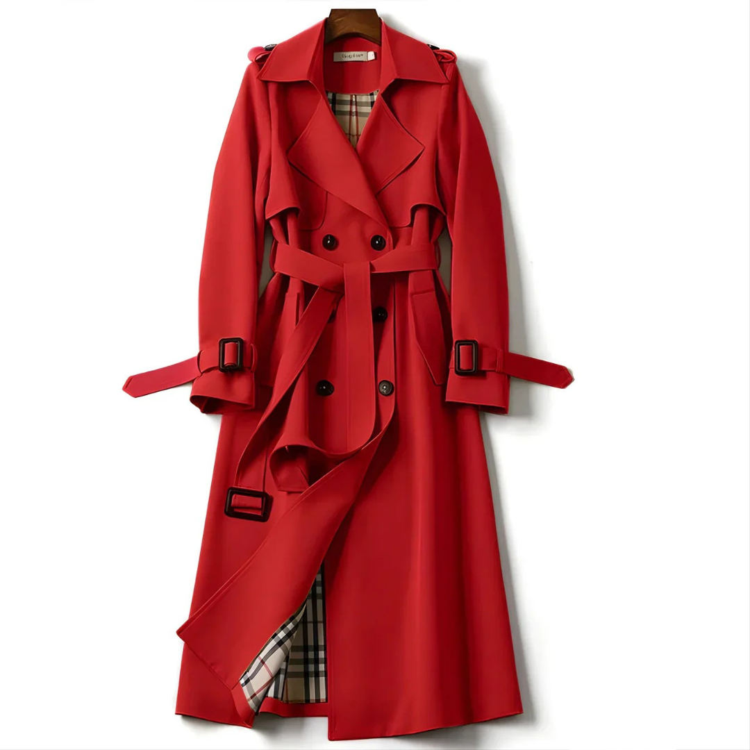 Vespara™ | Elegant Trench Coat with Timeless Style