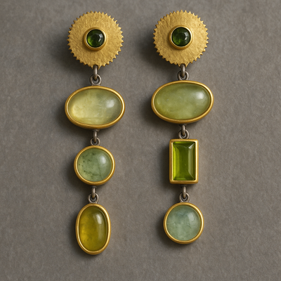 Reila Golden Forest Earrings