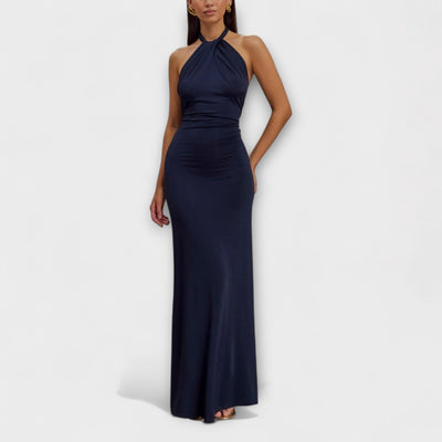 Lagune™ | Slinky Halter Maxi Dress