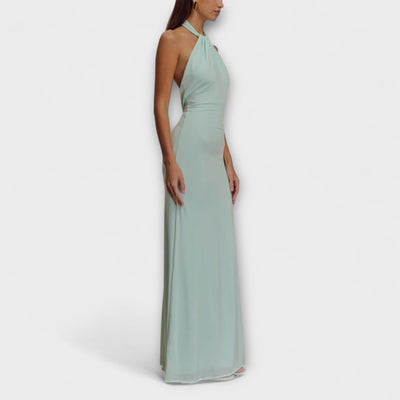 Lagune™ | Slinky Halter Maxi Dress