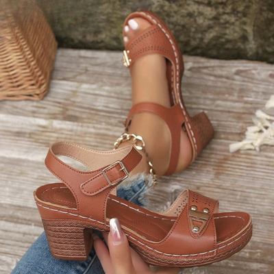 Raya™ | Orthopaedic Sandals with Block Heel