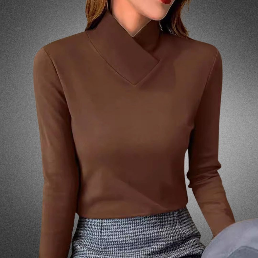 Isabelle™ | Sculpted Soft High Collar