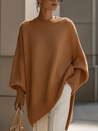 Alina™ | Elegant Sweater with Asymmetrical Hem