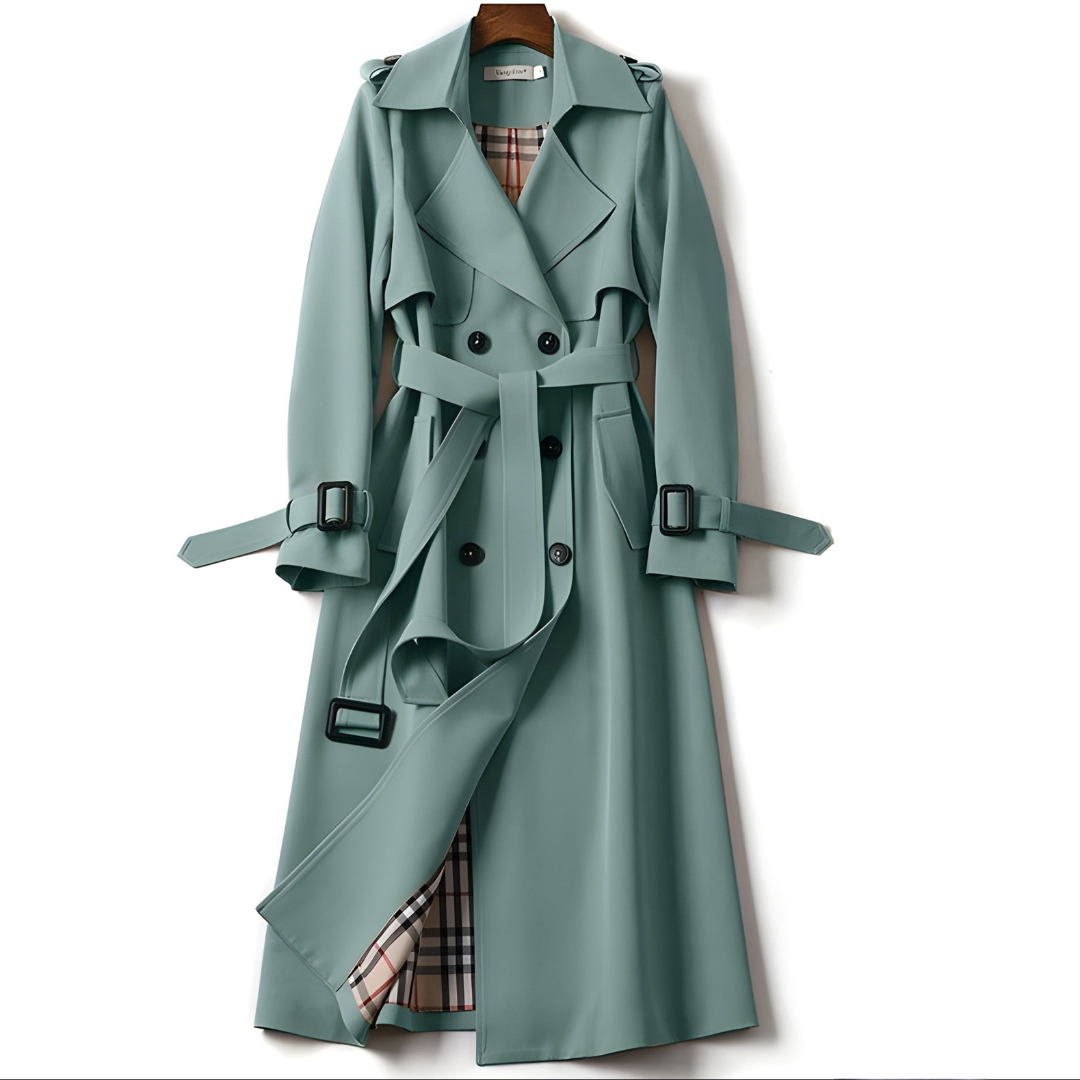 Vespara™ | Elegant Trench Coat with Timeless Style