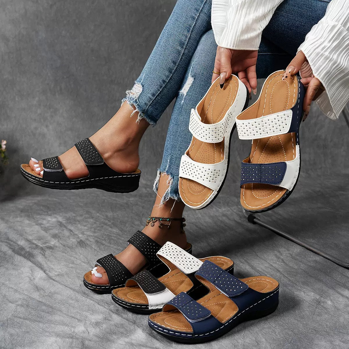 Damy™ | Breathable Slip-On Orthopaedic Sandals