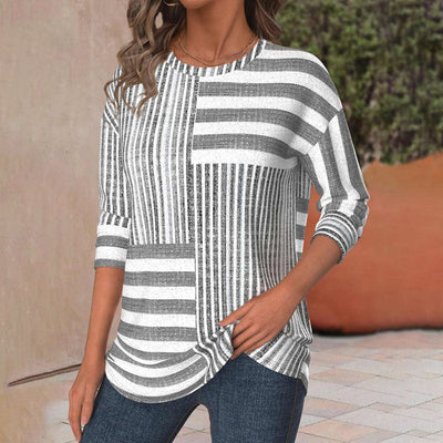 Jacqueline™ | Striped Blouse Made of Breathable Fabric