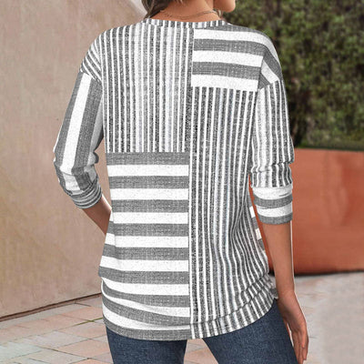 Jacqueline™ | Striped Blouse Made of Breathable Fabric