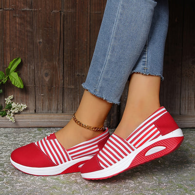 Wenus™ | Comfortable Slip-On Orthopaedic Striped Sneakers