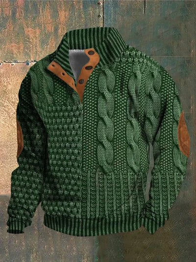 Nick™ | Patterned Warm Knitted Sweater