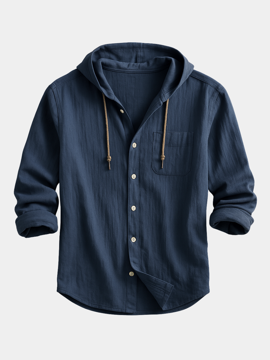 Edvin™ | Luxurious Hooded Shirt