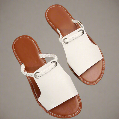 Katelina | Handmade Flat Sandals in Premium Materials