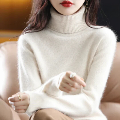 Kylie™ | High Neck Cashmere Sweater