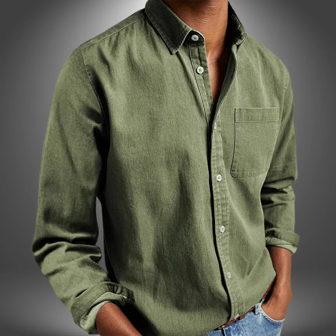 Evander™ | Handmade Cotton Shirt for Men