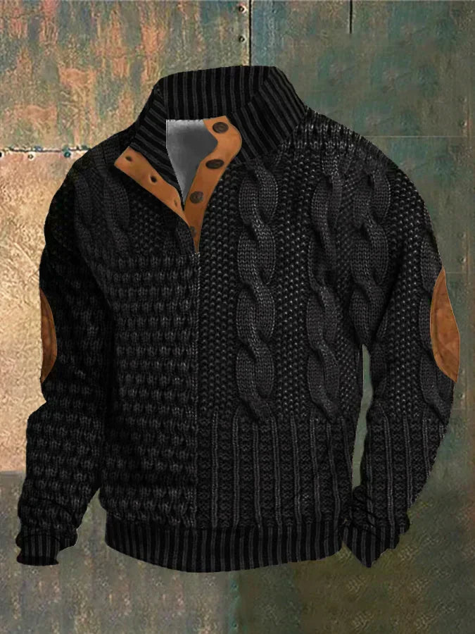 Nick™ | Patterned Warm Knitted Sweater