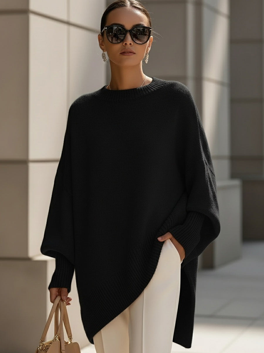 Alina™ | Elegant Sweater with Asymmetrical Hem