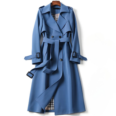 Vespara™ | Elegant Trench Coat with Timeless Style
