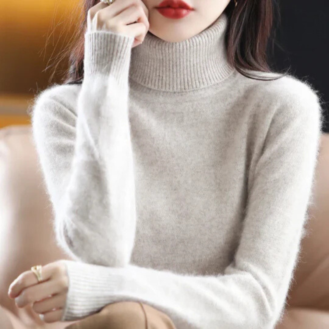 Kylie™ | High Neck Cashmere Sweater