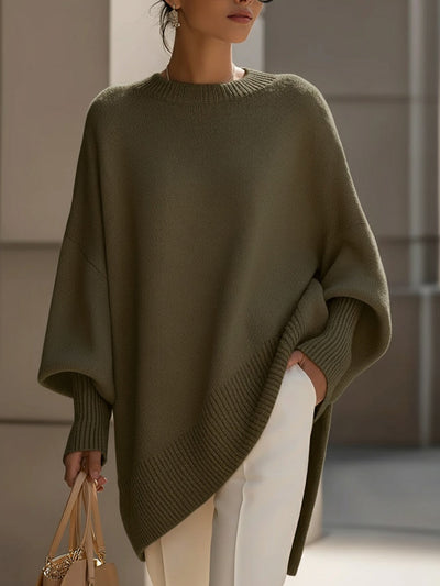 Alina™ | Elegant Sweater with Asymmetrical Hem