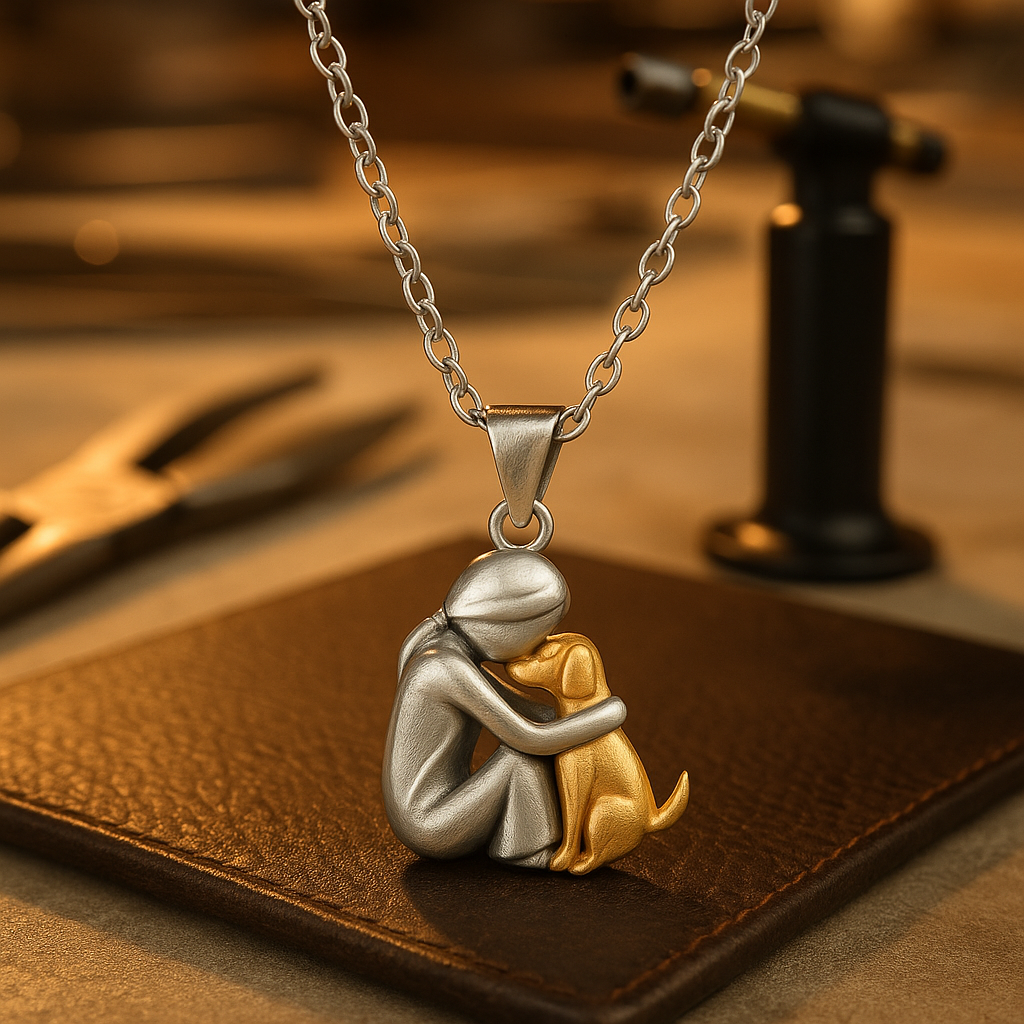 Romy & Rose™ | Necklace with Dog Pendant