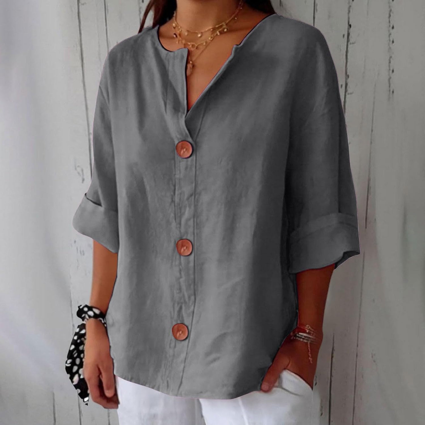 Clara™ | Casual Linen Shirt