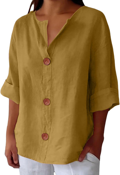 Clara™ | Casual Linen Shirt