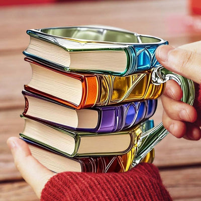 Handmade 3D Reading Happiness Mug