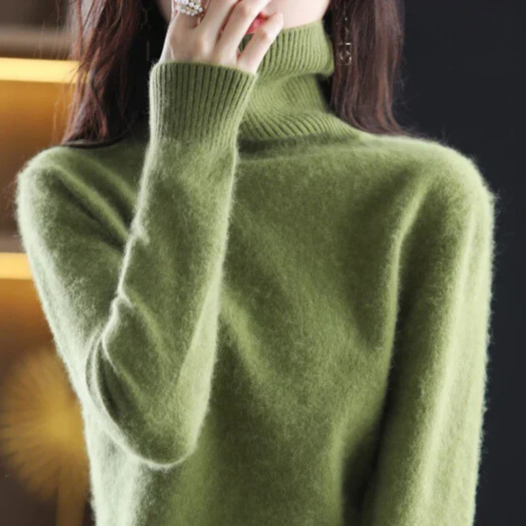 Kylie™ | High Neck Cashmere Sweater