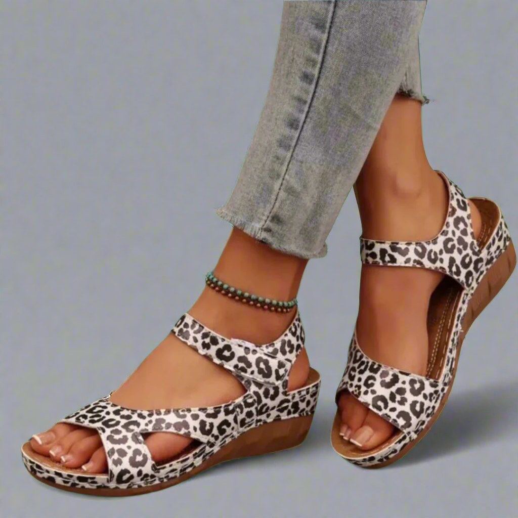 Ilona | Handmade Wedge Sandals in Premium Material