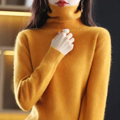 Kylie™ | High Neck Cashmere Sweater