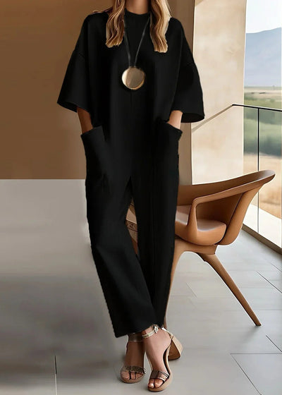 Elizina™ | Elegant Short Sleeve Jumpsuit