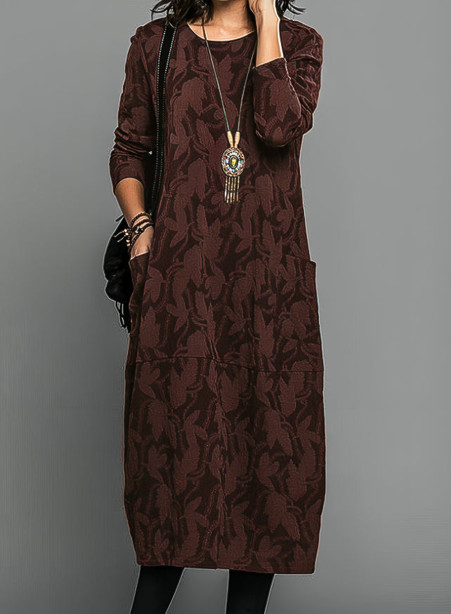 Madeleine™ | Warm Winter Dress with Elegant Cut