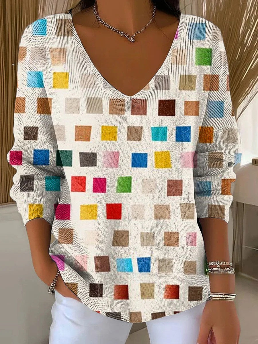 AMELIE | Sweater with V-neck