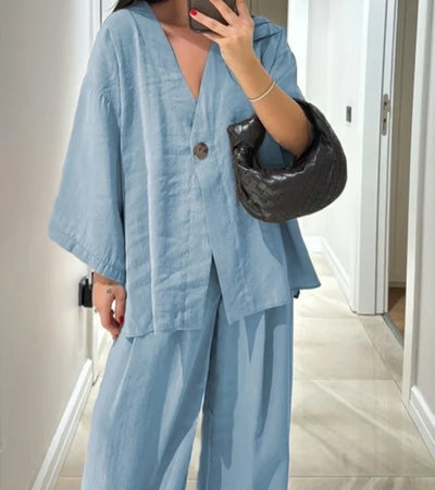 Teresa™ | Casual Linen Loose-Fitting Set