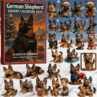 🎄🐾 German Shepherd Advent Calendar 2025 🎁