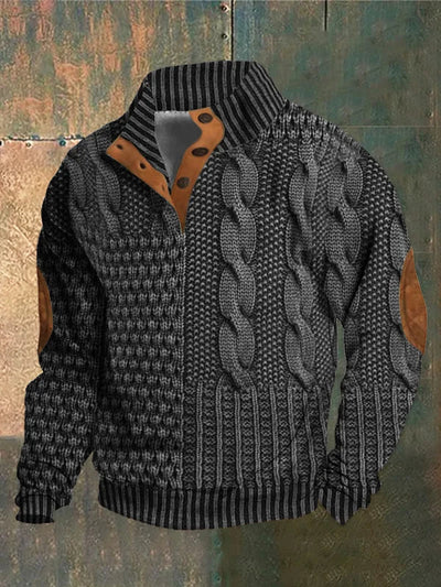 Nick™ | Patterned Warm Knitted Sweater