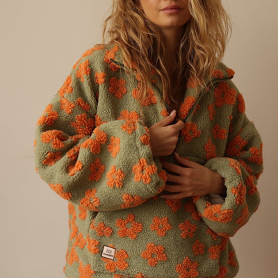 Bloom™ | Floral Warm Fleece Jacket